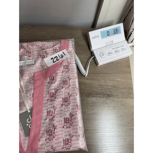 Anthropologie Pomegranate Boho Cotton Tunic S Pink White Resort Llama Print NWT - Picture 13 of 13